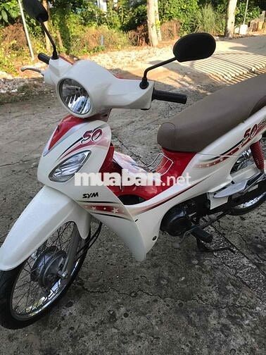 SYM Engela 50cc Trắng Đỏ Còn Rất Mới Và Chính Chủ