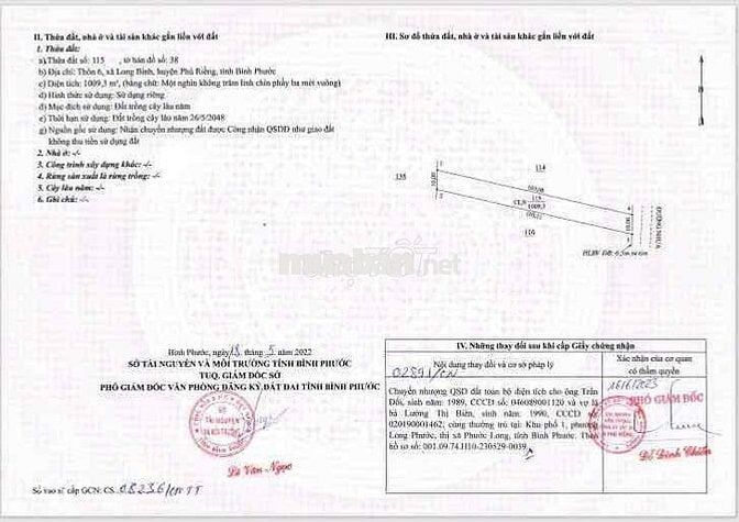 Tôi chính chủ bán 1 sào đất mặt tiền nhựa phủ hồng giá 390tr
