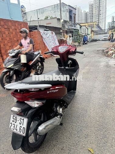 Honda Vision Thái 2025 màu Đỏ