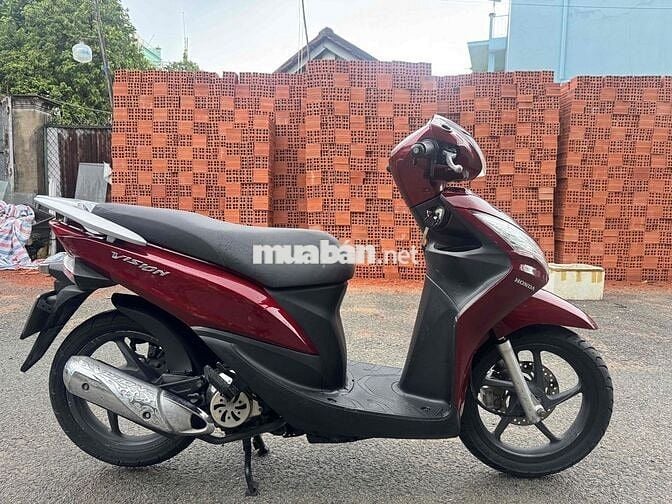 Honda Vision Thái 2025 màu Đỏ