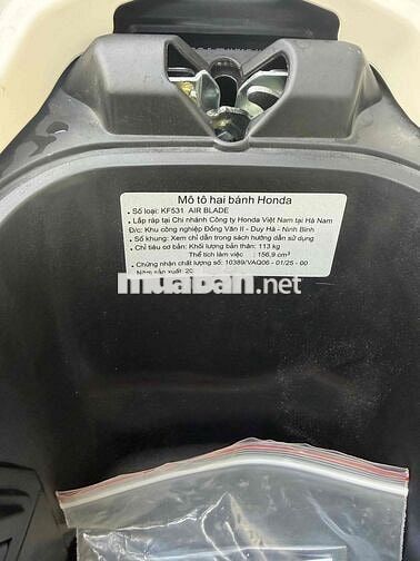 Honda Air Blade 160 2026 Trắng đỏ 700km