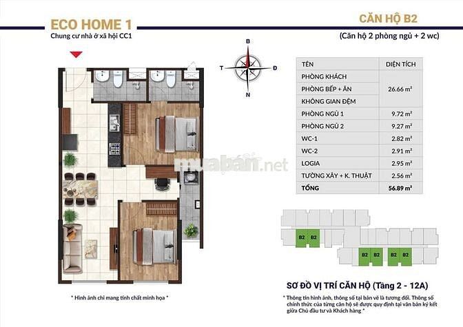 Nhận hồ sơ Nhà Ở Xã Hội ECOHOME 1 đợt cuối