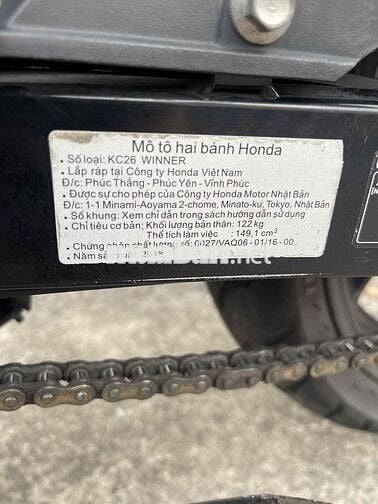 Honda Winner V1 2018 Đỏ 149.1 cm³