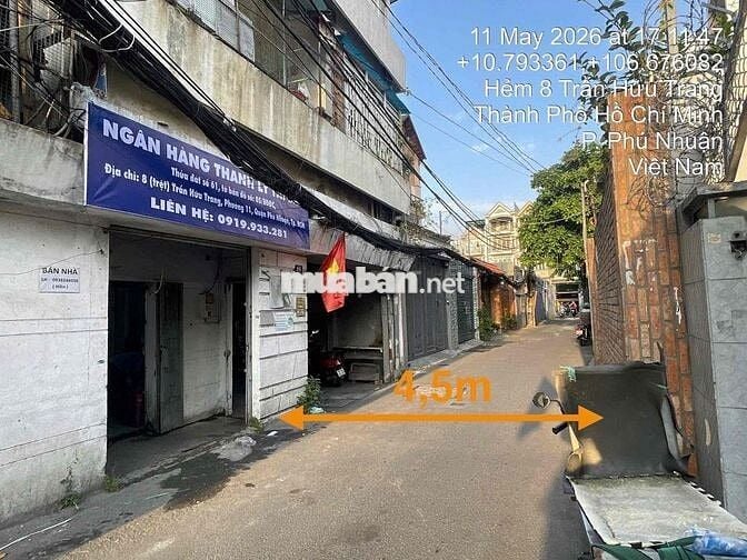 8 (TẦNG TRỆT) TRẦN HỮU TRANG, Phường 11, Quận Phú Nhuận