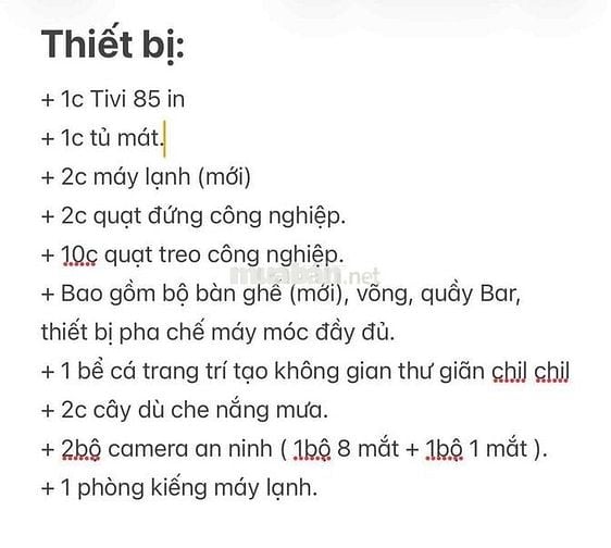 Cần Sang Quán Caffe (Tâm Huyết) DT gần 500m2, trung tâm P.Trảng Dài