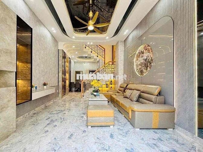 Nhà Đủ Nội Thất ! Hẻm 6m Nguyễn Sơn, 3 Tấm, 4 x 16m, 4 Phòng, 4 wc