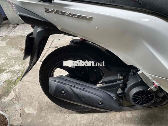 Honda Vision khoá Smartkey Trắng đen sport