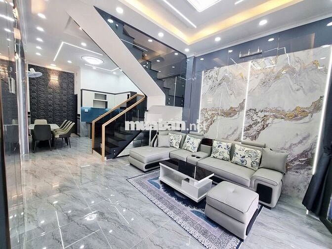 Nhà mới đẹp 4x13m gần chợ Trung tâm. Trần Thị Cờ, Q12
