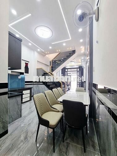 Nhà mới đẹp 4x13m gần chợ Trung tâm. Trần Thị Cờ, Q12
