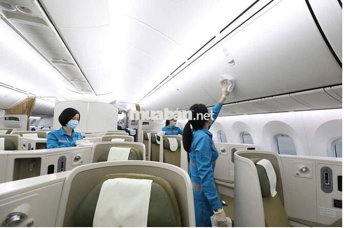 TUYỂN NAM/NỮ VỆ SINH TÀU BAY – LƯƠNG 365K/CA