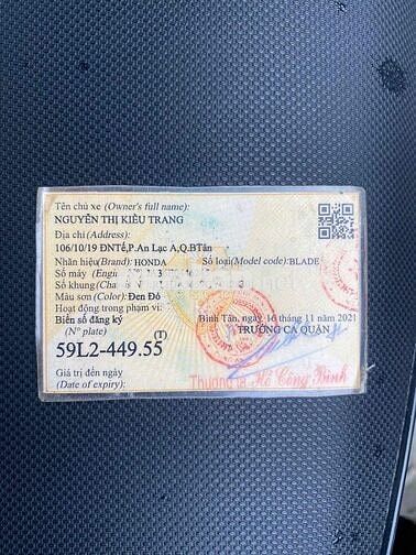 Honda Wave Blade 2021Đen đỏ 33511 km