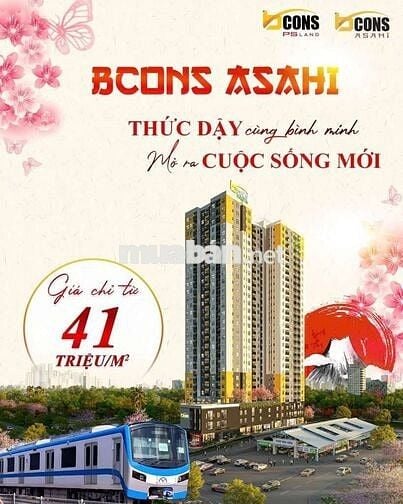 Chính chủ cần bán Bcons Asahi  giá tốt 
