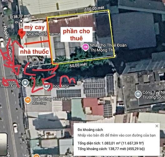 Cho thuê mặt bằng 571 Huỳnh Tấn Phát, 160 triệu/th, 1200m², Q7, HCM ( 