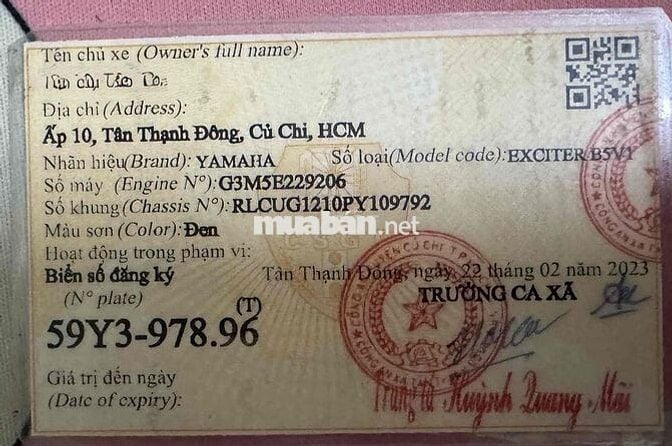 Yamaha Exciter 155VVA 2023 Đen 33000 km
