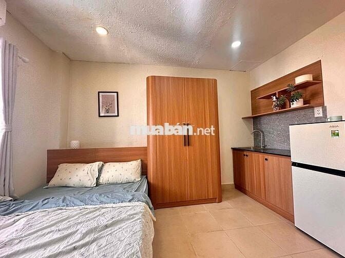 🌹 CĂN HỘ CAO CẤP - FULL NỘI THẤT - 1PN - STUDIO - BAN CÔNG THOÁNG MÁT