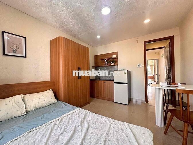 🌹 CĂN HỘ CAO CẤP - FULL NỘI THẤT - 1PN - STUDIO - BAN CÔNG THOÁNG MÁT