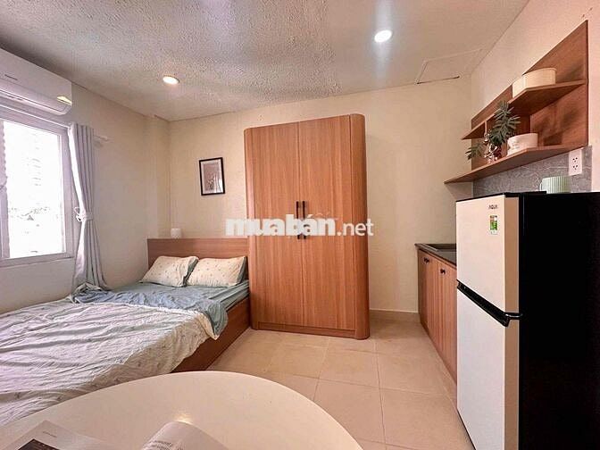 🌹 CĂN HỘ CAO CẤP - FULL NỘI THẤT - 1PN - STUDIO - BAN CÔNG THOÁNG MÁT