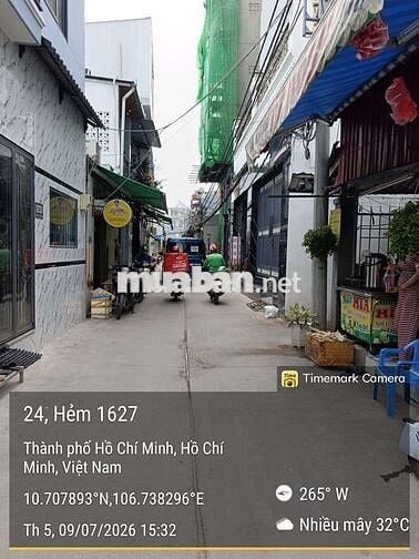 NHÀ NGUYÊN CĂN HẺM XE HƠI FULL NỘI THẤT _ CÓ 4PN  SÁT PHÚ MỸ HƯNG