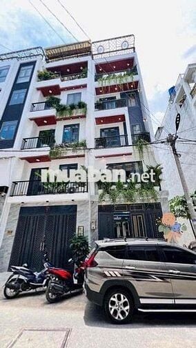 Khu Phân Lô Đồng Bộ–Nhà 5 Tầng Sang Trọng–Hẻm Nhựa 8m Thông–Nhỉnh 6Ty