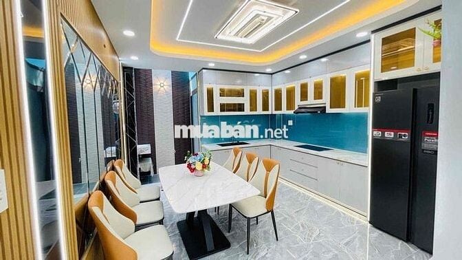Khu Phân Lô Đồng Bộ–Nhà 5 Tầng Sang Trọng–Hẻm Nhựa 8m Thông–Nhỉnh 6Ty