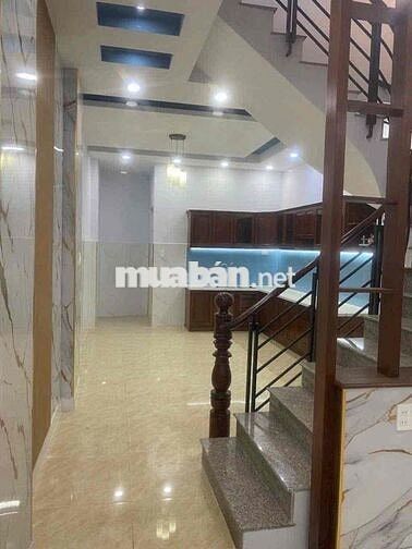 nhà 3 tấng 4pn 3wc hẻm xe tải thông phù hợp ở và làm vp cty..