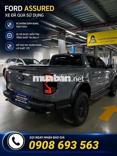 Ford Raptor 2023 Xám Tự động 10 cấp