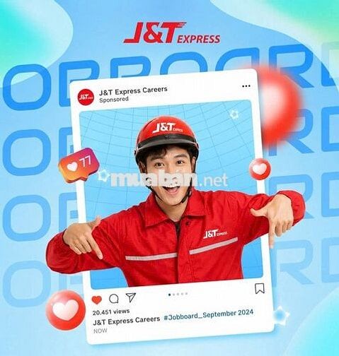 [J&T Q7] SHIPPER GIAO NGAY, TIỀN VỀ MỖI NGÀY