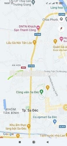 Bán Gấp đất thổ cư gần công viên Sa Đéc 