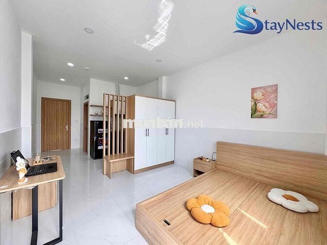 Cho Thuê Căn Studio Ban Công_Cửa Sổ Full Nội Thất Gần Đh Văn Hiến