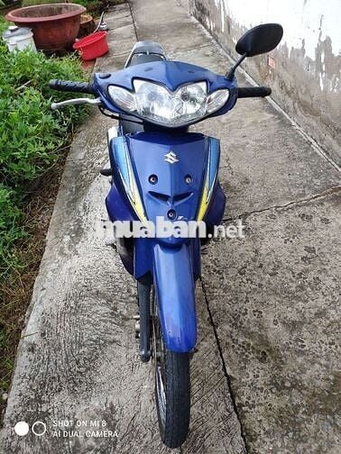 Suzuki Shogun 125 Xanh 4 thì