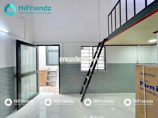 Cho Thuê Phòng Gác Mới Cửa Sổ Nội Thất Gần Luỹ Bán Bích - ĐH Văn Hiến