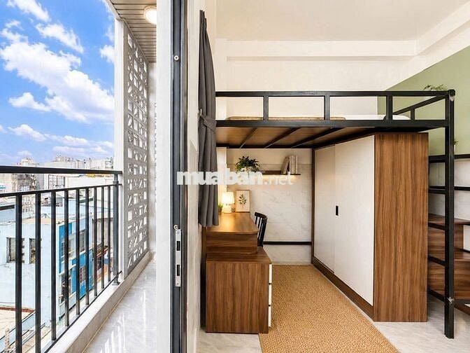 DUPLEX BAN CÔNG full nội thất quận 10 đường Sư Vạn Hạnh gần ĐH HUFLIT