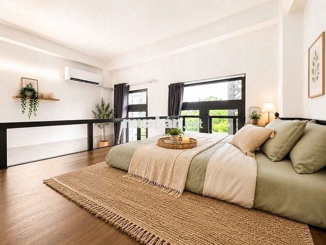 DUPLEX BAN CÔNG full nội thất quận 10 đường Sư Vạn Hạnh gần ĐH HUFLIT