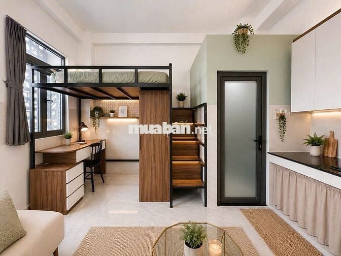 DUPLEX BAN CÔNG full nội thất quận 10 đường Sư Vạn Hạnh gần ĐH HUFLIT
