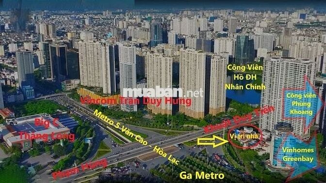 Chính chủ 60m2, MT 5m, ngã tư Khuất Duy Tiến+TDH, ga Metro,BigC,Vincom