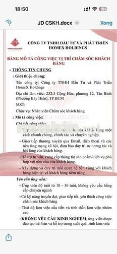 Tuyển Dụng Telesale/ CSKH ( hỗ trợ mộc thực tập)