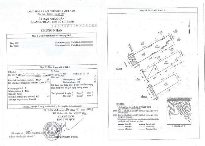 Bán Nhà Hẽm 4m, Đường Trần Nhân Tôn 64.9m2 - 3Tầng, 9.7TỶ/TL, P2Q10
