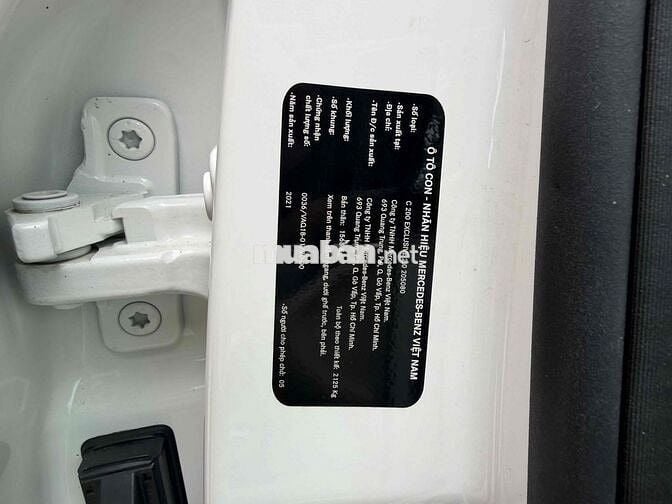 Mercedes-Benz C200 Exclusive 2021 Trắng 30.000 km