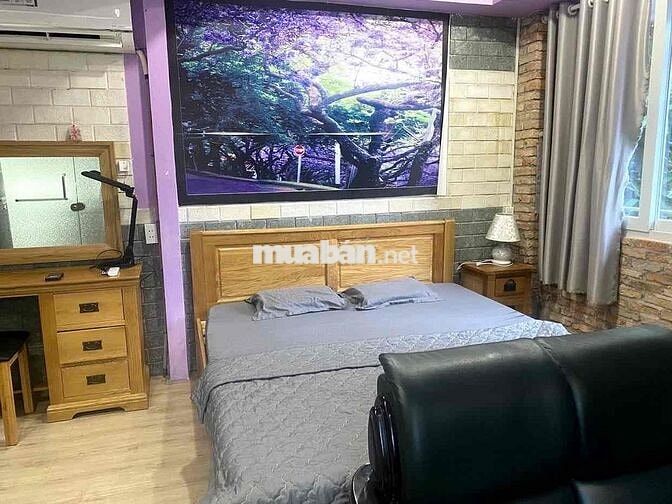 phòng studio lầu 1 - 30m2 mặt tiền đường Bình Quới