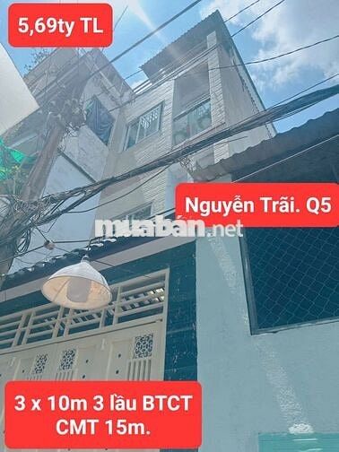 NHÀ ĐẸP TRUNG TÂM QUẬN 5 – QUẬN 10 | CHỈ TỪ 4,99 TỶ ĐẾN 6,38 TỶ