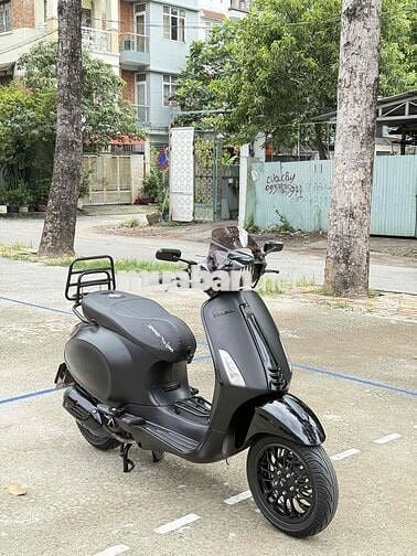 🌈 Vespa Sprint 2015 Đen - NẬU SỚ TT 10🍠 NHẬN XE