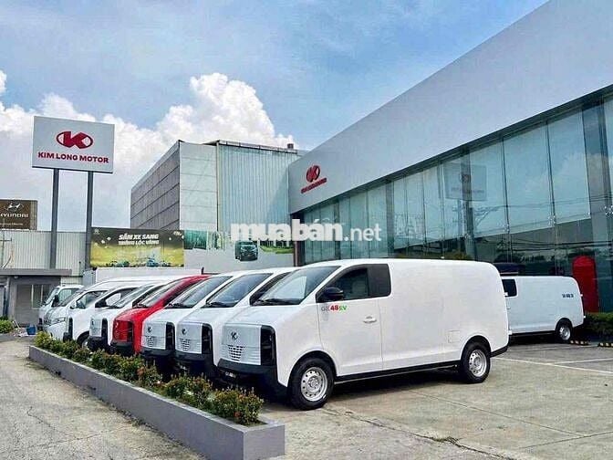 Xe tải van Kim Long Motor GK48 EV Trắng 2026