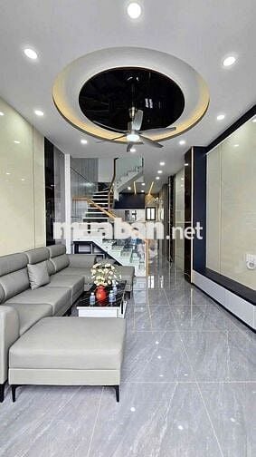 Hạ giá 200tr, cần bán nhanh nhà lầu mới xây gần KDL Bửu Long