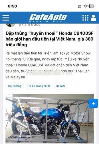 Honda CB400 Xanh Xe phân khối lớn