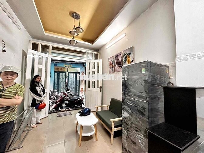 NHÀ NGUYÊN CĂN Q5 1 TRỆT 2 LẦU SÂN THƯỢNG 2PN 3WC - FULL NỘI THẤT 90m2