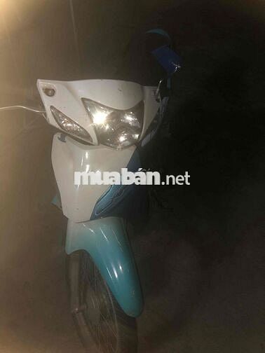 Xe máy màu Trắng Xanh máy zin