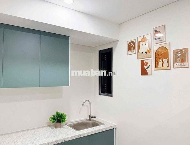 CHO THUÊ CĂN HỘ 1PN - CỬA SỔ THOÁNG - FULL NỘI THẤT - TÁCH BẾP