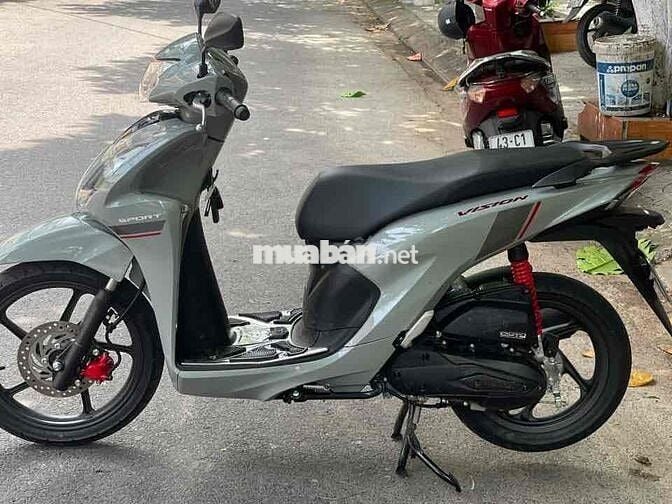 Honda Vision 2026 Xám xi măng 600km