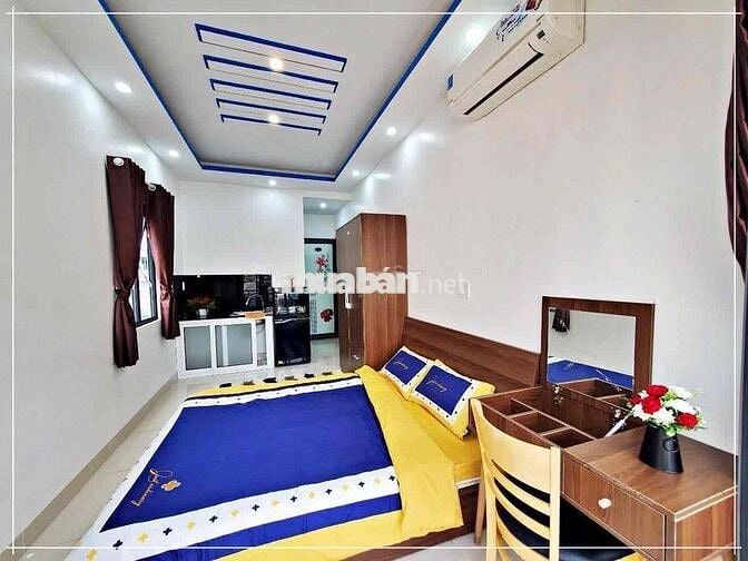 Cho thuê căn hộ Studio Ban công Q4 gần ĐH Luật, ĐH Nguyễn Tất Thành