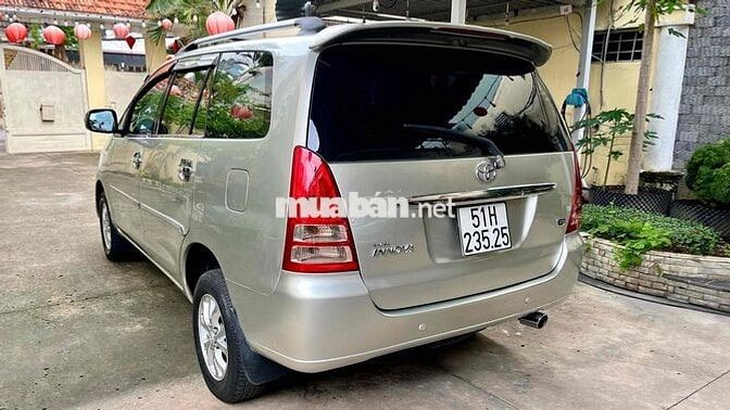 Toyota Innova 2.0G 2008. Số sàn. Xe gia đình